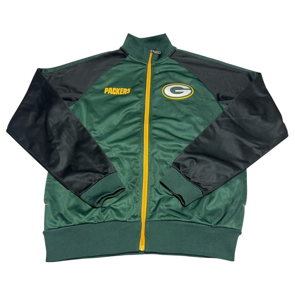 Green Bay Packers NFL Full Zip Jacket Mens Medium NO FLAWS